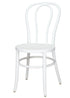 Chivari Cool White Resin Bentwood Festive Chair CBFRW-ZG-T