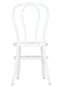 Chivari Cool White Resin Bentwood Festive Chair CBFRW-ZG-T
