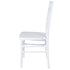 Chivari White Diamond Resin Chiavari Chair  - 4 Pack - Some Assembly Required CDRW-U-ZG-T-4