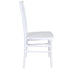 Chivari White Diamond Resin Chiavari Chair  - 4 Pack - Some Assembly Required CDRW-U-ZG-T-4