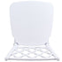 Chivari White Diamond Resin Chiavari Chair  - 4 Pack - Some Assembly Required CDRW-U-ZG-T-4
