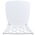 Chivari White Diamond Resin Chair - 2 Pack - Some Assembly Required CDRW2-U-ZG-T-2
