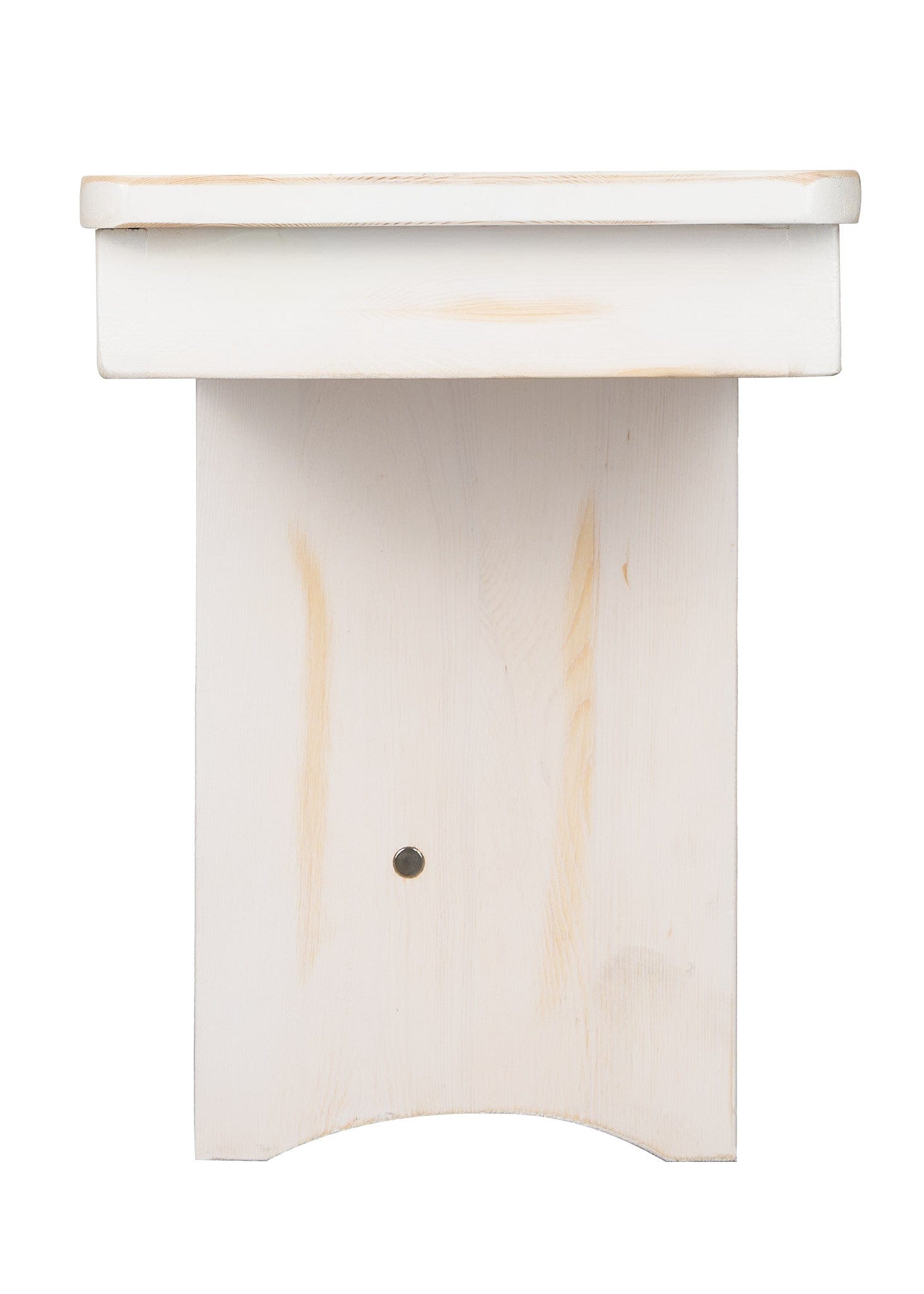 Chivari White Distressed 8 Foot (96″ x 12″) Rectangle Farmhouse Table Bench TFARM-BENCH-9612-WHITEDIST-AX-T