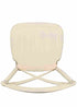 Chivari White Distressed ToughResin™ WoodGrain Cross Back Chair CXRWD-AX-T