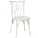 Chivari White Distressed ToughWood™ Willow Chair CWWWD-AX-T