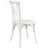 Chivari White Distressed ToughWood™ Willow Chair CWWWD-AX-T