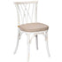 Chivari White Distressed ToughWood™ Willow Chair CWWWD-AX-T