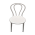 Kids Cool White Resin Bentwood Festive Chair