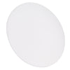 Chivari Cool White Round Vinyl Panel Back Cushion CUSH-PANVIN-RDWHT-ZG-T