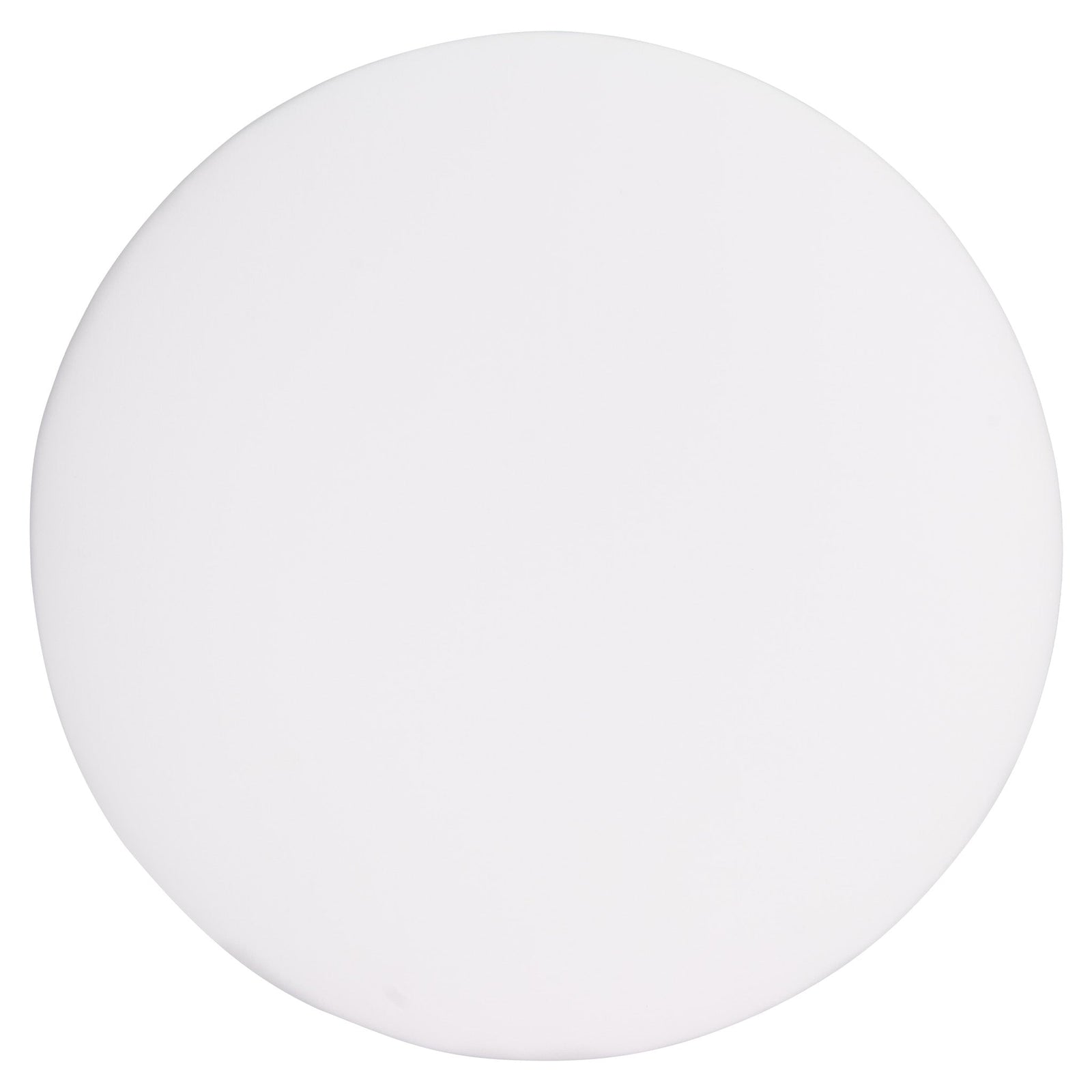 Chivari Cool White Round Vinyl Panel Back Cushion CUSH-PANVIN-RDWHT-ZG-T