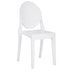 Chivari White Resin Kids Victoria Ghost Chair CGVRW-KID-ZG-T