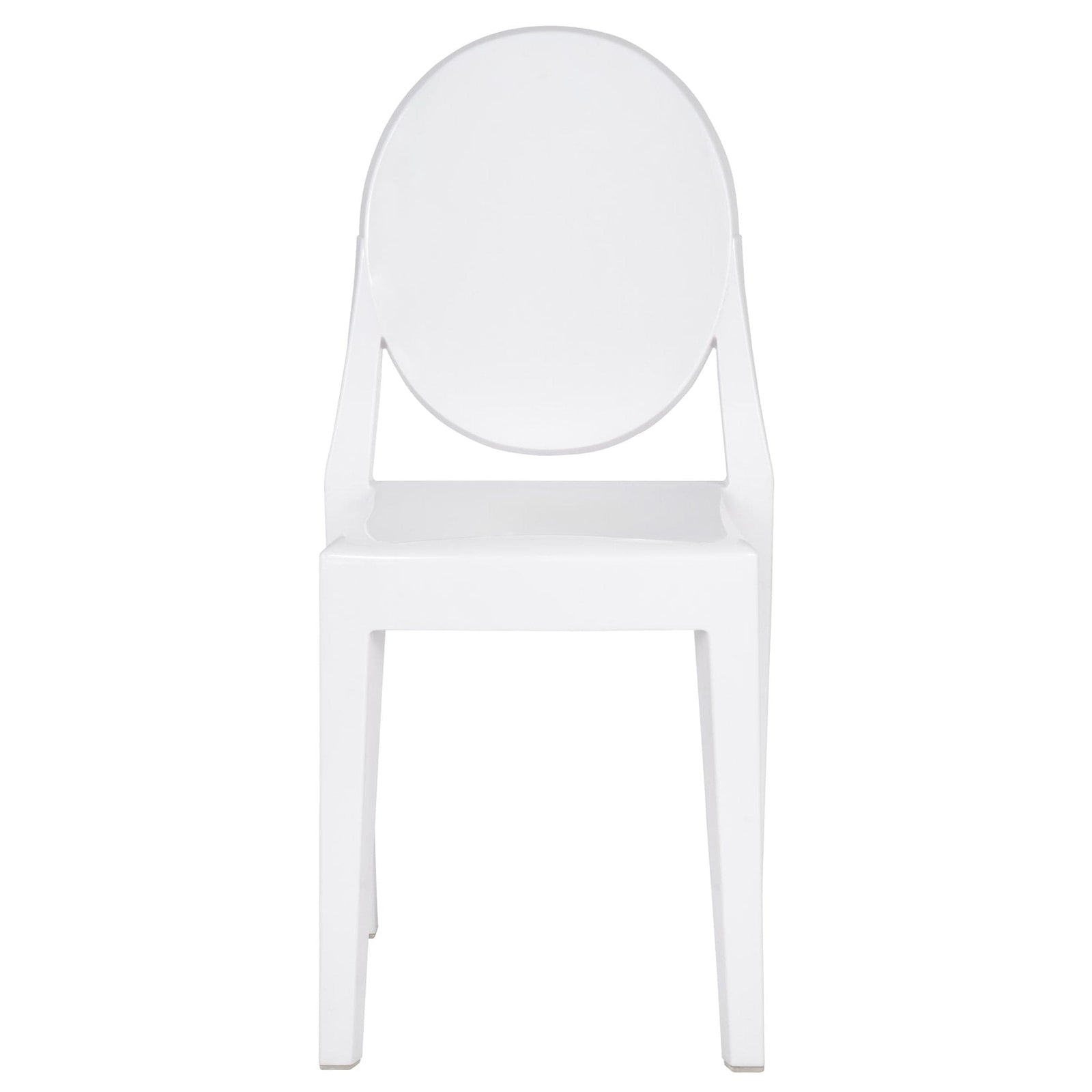 Chivari White Resin Kids Victoria Ghost Chair CGVRW-KID-ZG-T