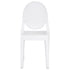 Chivari White Resin Kids Victoria Ghost Chair CGVRW-KID-ZG-T