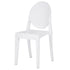 Chivari White Resin Kids Victoria Ghost Chair CGVRW-KID-ZG-T