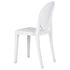 Chivari White Resin Kids Victoria Ghost Chair CGVRW-KID-ZG-T