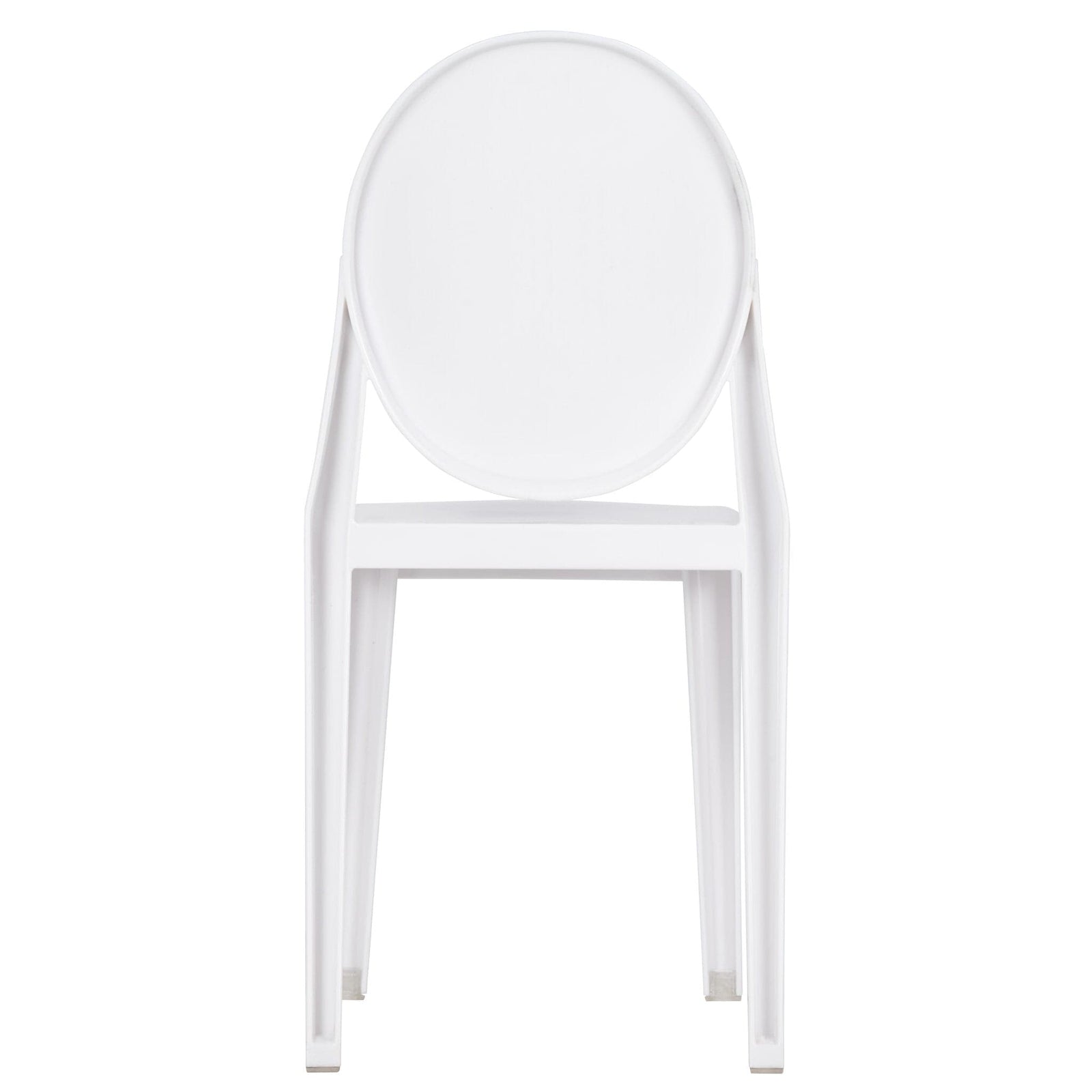 Chivari White Resin Kids Victoria Ghost Chair CGVRW-KID-ZG-T