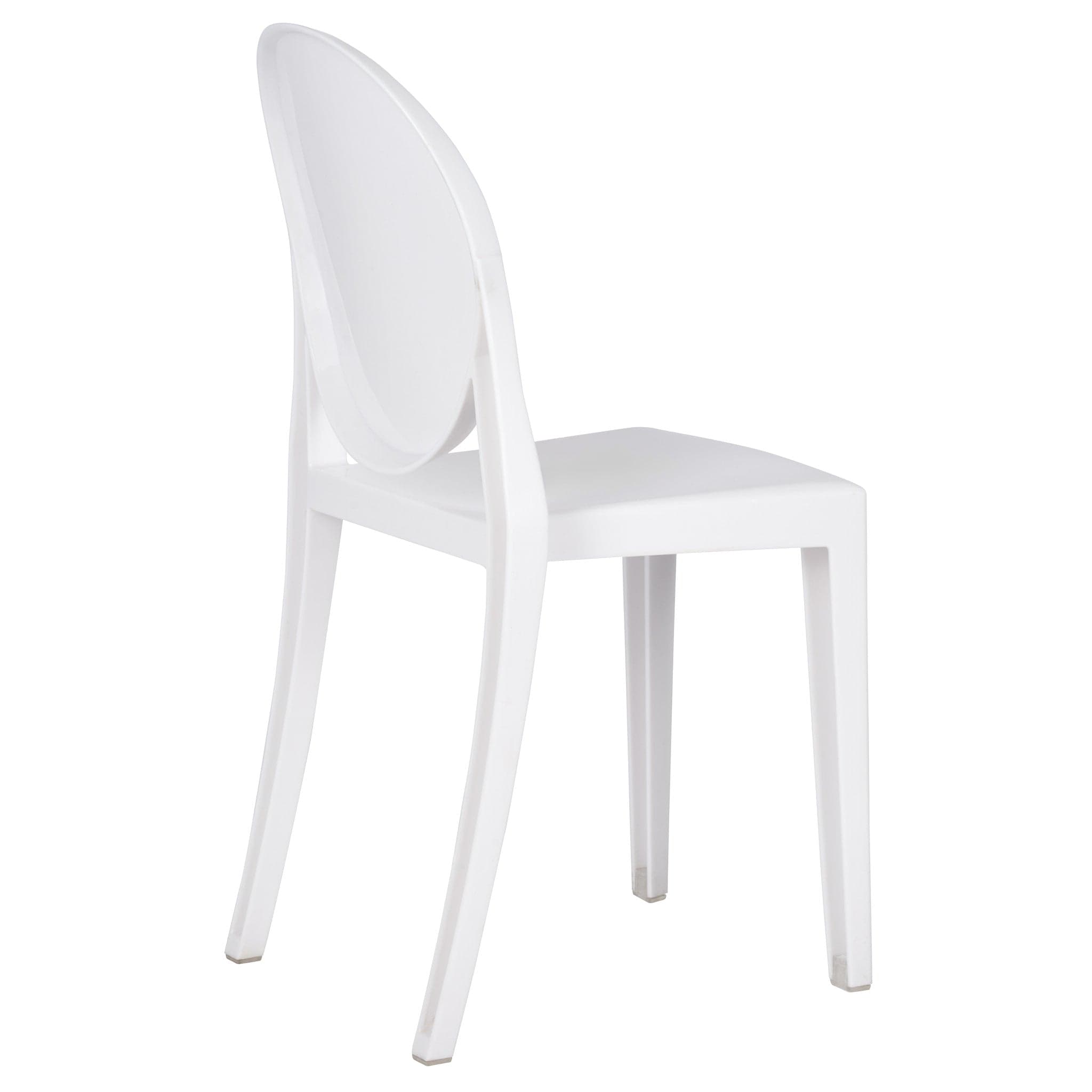 Chivari White Resin Kids Victoria Ghost Chair CGVRW-KID-ZG-T