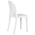 Chivari White Resin Kids Victoria Ghost Chair CGVRW-KID-ZG-T
