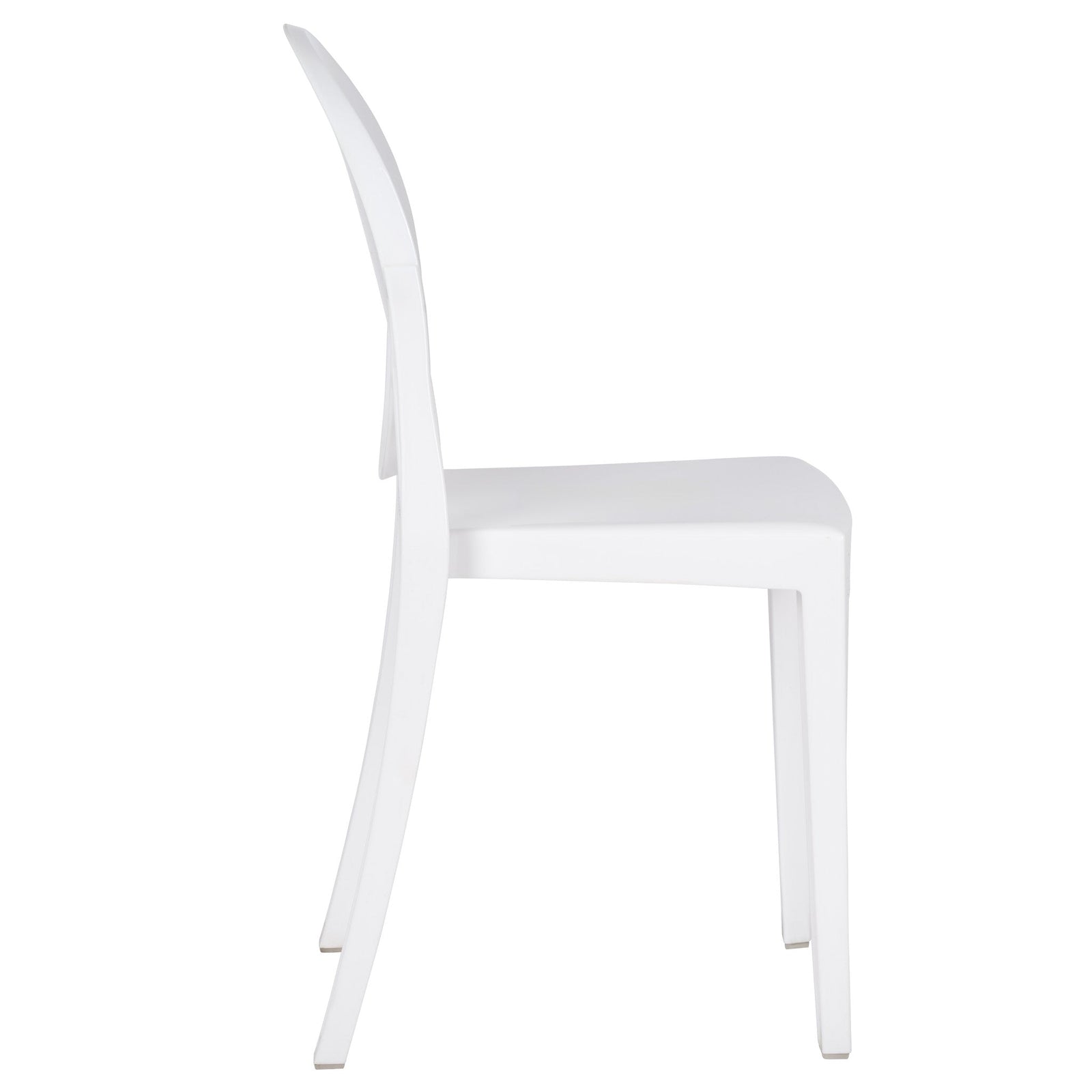 Chivari White Resin Kids Victoria Ghost Chair CGVRW-KID-ZG-T