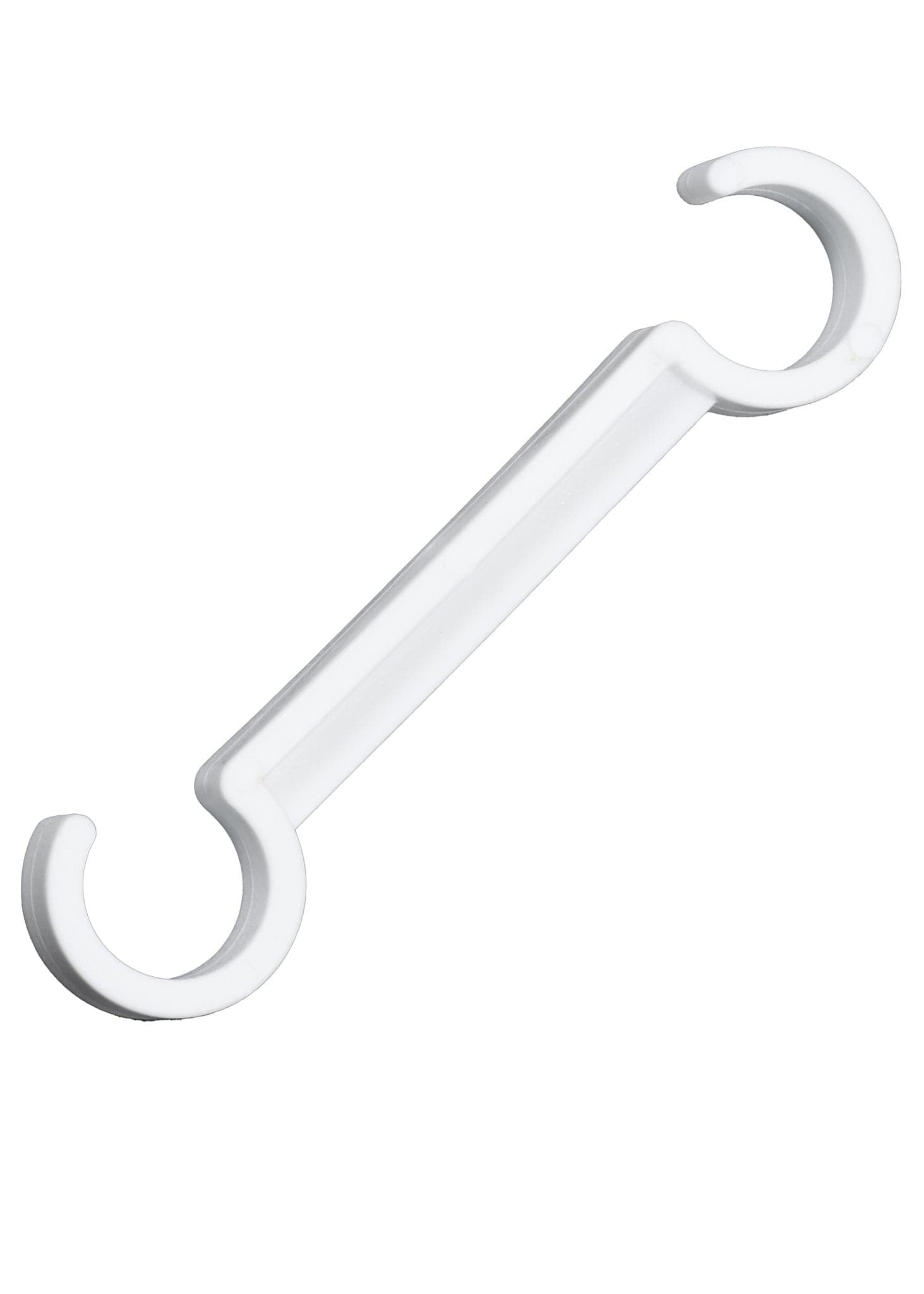 Chivari 80 Pack White Large Poly Folding Clip to connect Poly Chairs PARTS-FOLD-POLY-CLIP-WH80L
