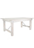 Chivari 72″ x 40″ (6 Foot ) White Distressed Rectangle Straight Leg Wood Farm Table TFARMRT7240-WHITEDIS-S-LEG-AX-T