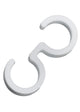 Chivari 80 Pack White Small Poly Folding Clip to connect Poly Chairs PARTS-FOLD-POLY-CLIP-WH80S