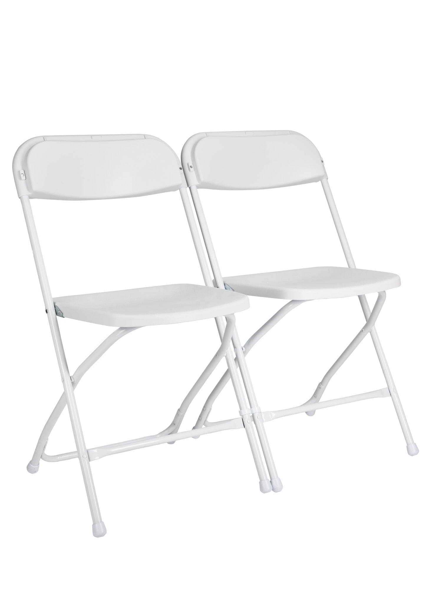 Chivari 80 Pack White Small Poly Folding Clip to connect Poly Chairs PARTS-FOLD-POLY-CLIP-WH80S