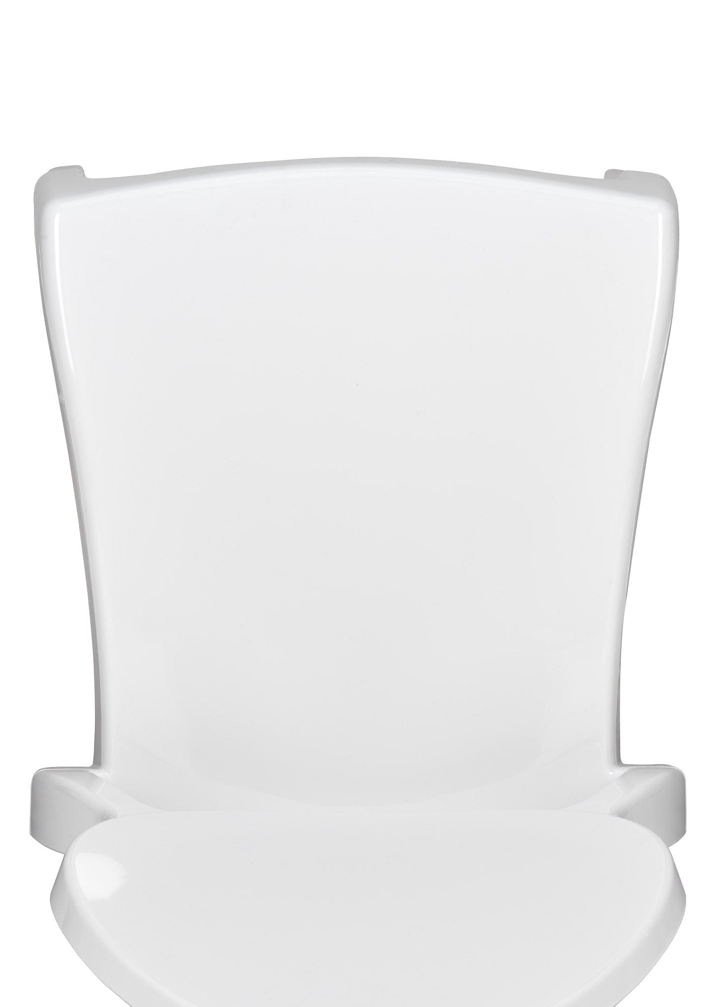 Chivari White Resin Oval Back Sophia Ghost Chair CGSRW-ZG-T