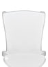 Chivari White Resin Oval Back Sophia Ghost Chair CGSRW-ZG-T