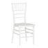 Chivari White Unpainted Mini Chiavari Chair 1:6 Scale Model CCRW-TY-AX