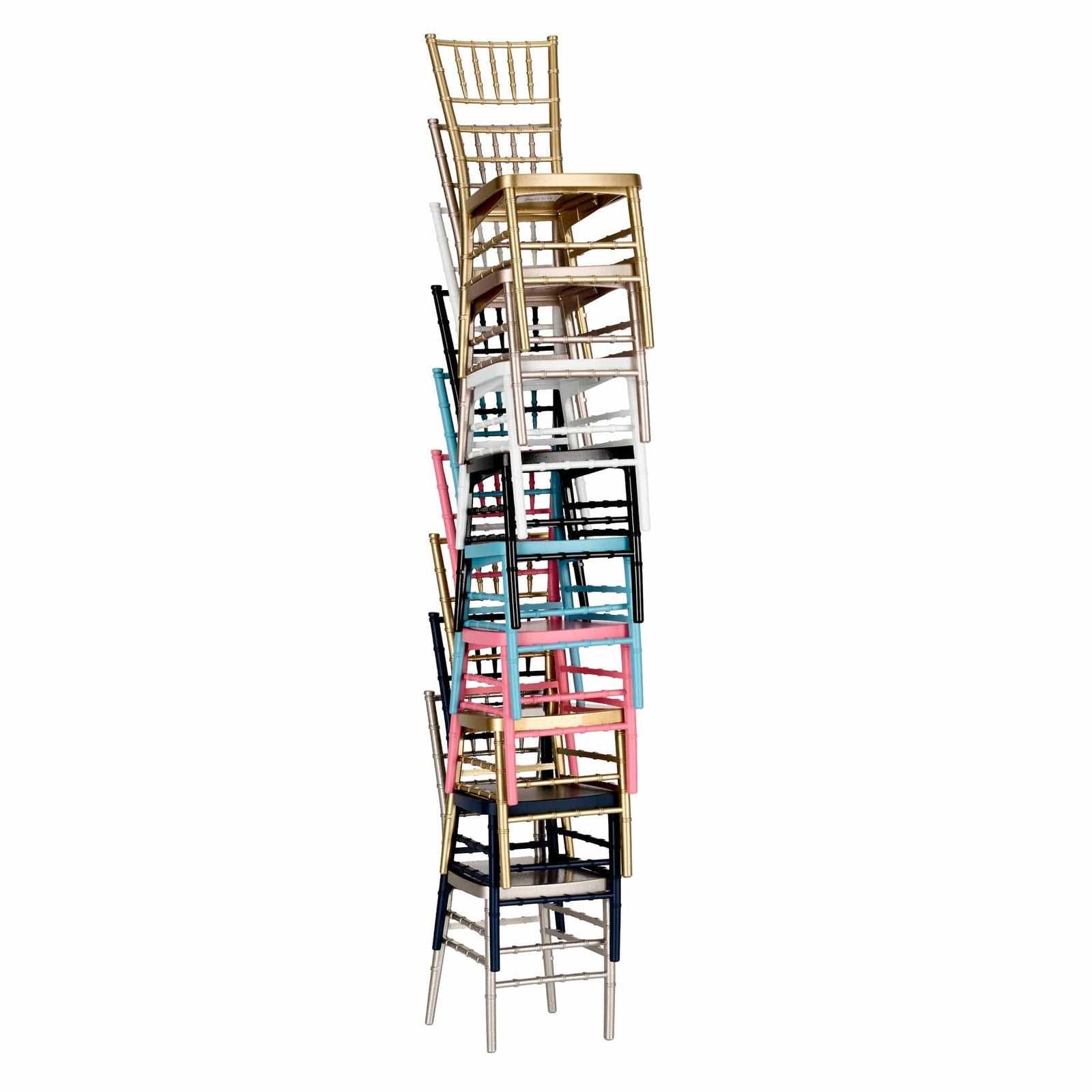 Chivari White Unpainted Mini Chiavari Chair 1:6 Scale Model CCRW-TY-AX