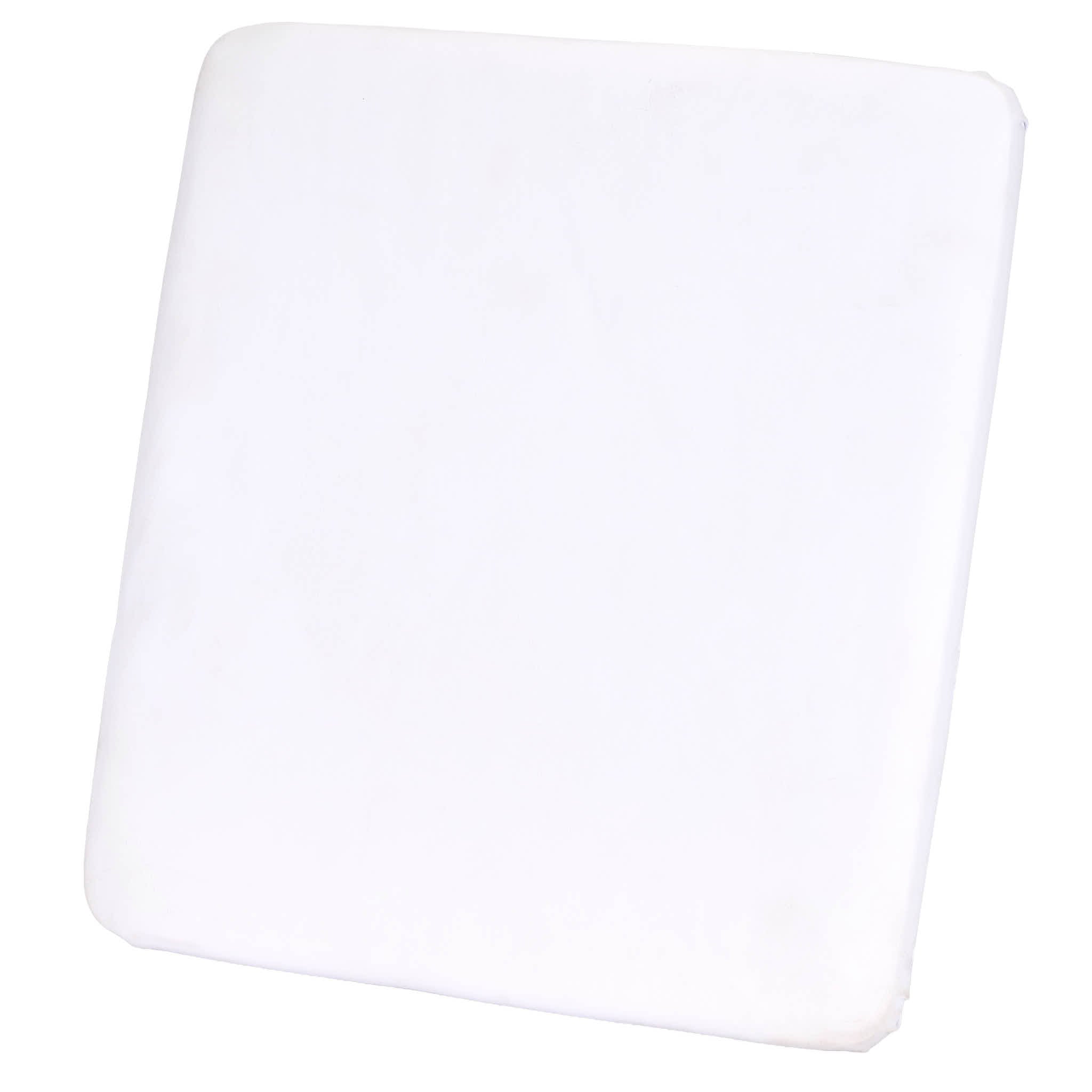 Chivari White 1.75" Vinyl Panel Cushion with SlipNot™ Technology for Clear Folding Chair CUSHPANVIN-FLD-WHT-AX