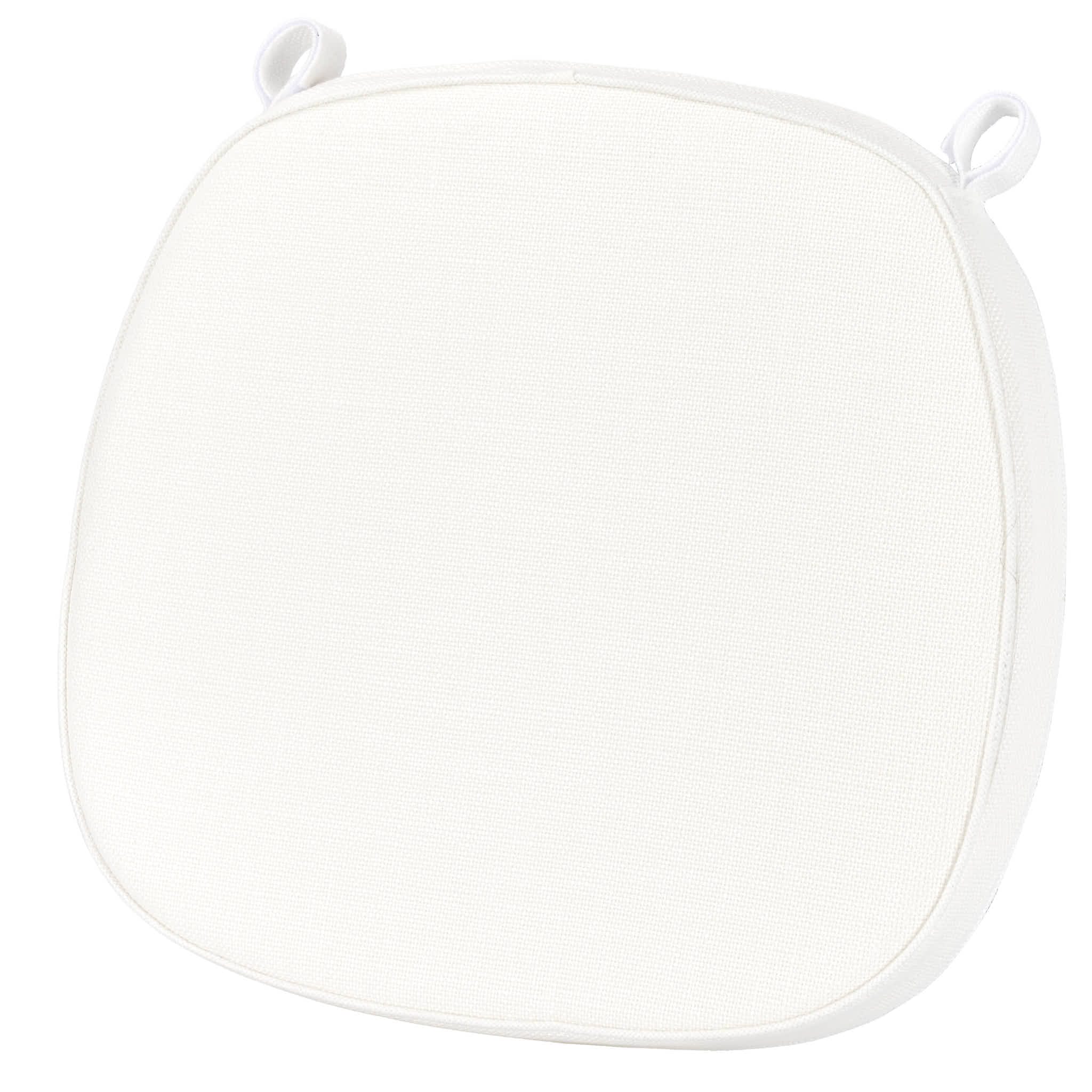 Chivari White 2.0" Thick Willow Wood Velcro Strap Cushion CUSHWWSTRAPWHI-T