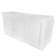 Chivari 7' White Portable Folding Bar with HPL Top and Durable Rubber Edge BAR-FOLD-84KT-WHT-AX-T