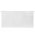 Chivari 7' White Portable Folding Bar with HPL Top and Durable Rubber Edge BAR-FOLD-84KT-WHT-AX-T