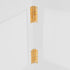 Chivari 7' White Portable Folding Bar with HPL Top and Durable Rubber Edge BAR-FOLD-84KT-WHT-AX-T