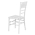 Chivari White Woodgrain™ Resin Steel Skeleton Chiavari Chair CCRWB-STEEL-AX-T