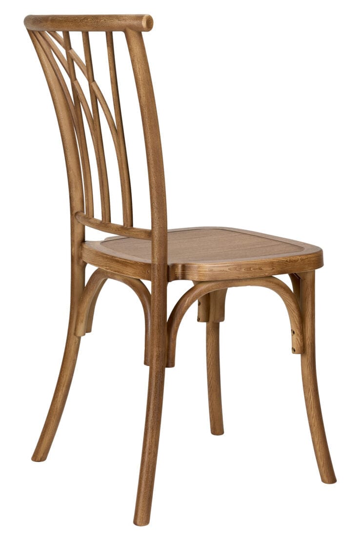 Chivari Chestnut ToughResin™ Willow Chair CWRC-ZG-T