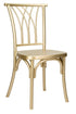 Chivari Gold Champagne ToughResin™ Willow Chair CWRG-ZG-T