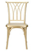 Chivari Gold Champagne ToughResin™ Willow Chair CWRG-ZG-T