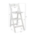 Chivari White ToughWood™ Folding Bar Stool with Padded Seat BFWW-AX