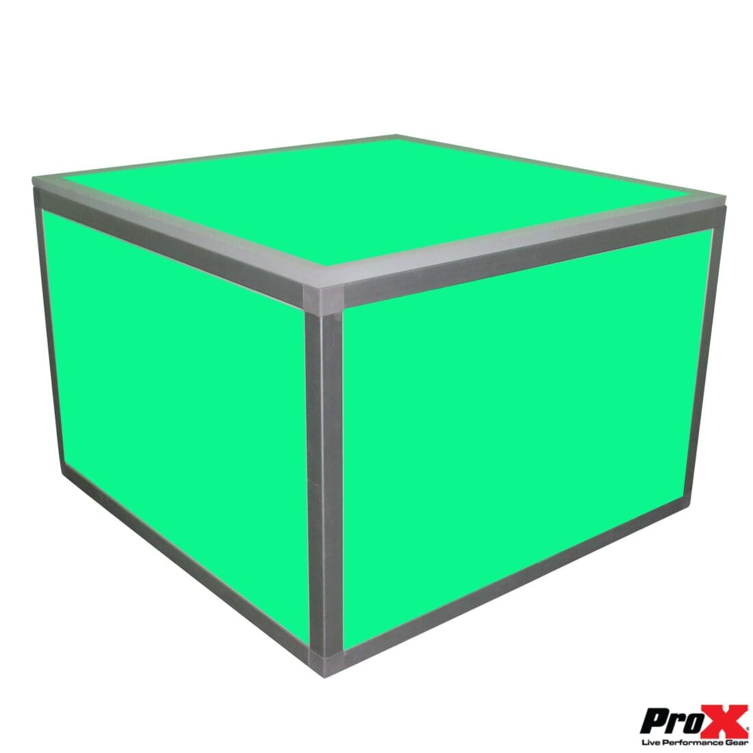 ProX PROX XSA-2X2-16 Lumo Stage Acrylic Stage 2'x'2x16" Platform Cube Light Box Section for Disco Style Dance Floor - Includes (2) Side Panels XSA-2X2-16