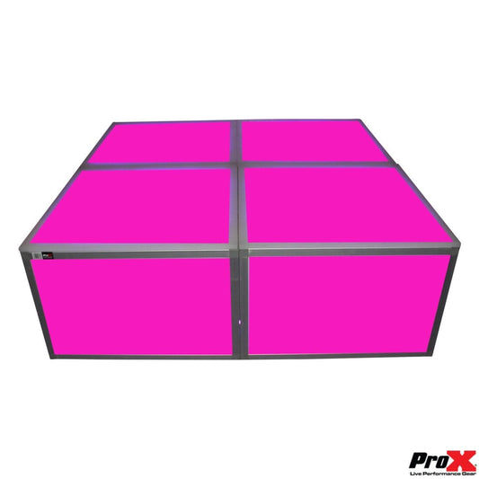 PROX XSA-2X2-24 Lumo Stage Acrylic Stage 2'x2'x24" Platform Cube Light