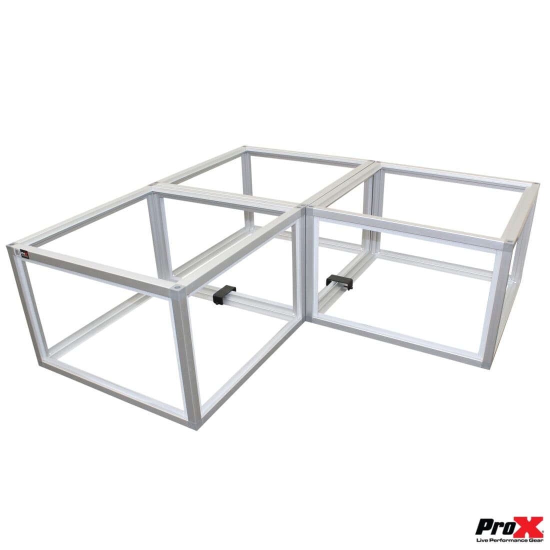 ProX PROX XSA-2X2-24 Lumo Stage Acrylic Stage 2'x'2x24" Platform Cube Light Box Section for Disco Style Dance Floor - Includes (4) Panels XSA-2X2-24