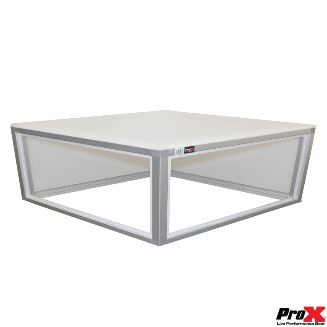 ProX PROX XSA-2X2-8 Lumo Stage Acrylic Stage 2'x'2x8" Platform Cube Light Box Section for Disco Style Dance Floor - Includes (2) Panels XSA-2X2-8