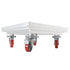 ProX ProX XSQ-10W StageQ Brake Locking Staging 10" Height Stage Legs with 5" Rubber Steel Casters | Set of 4 XSQ-10W