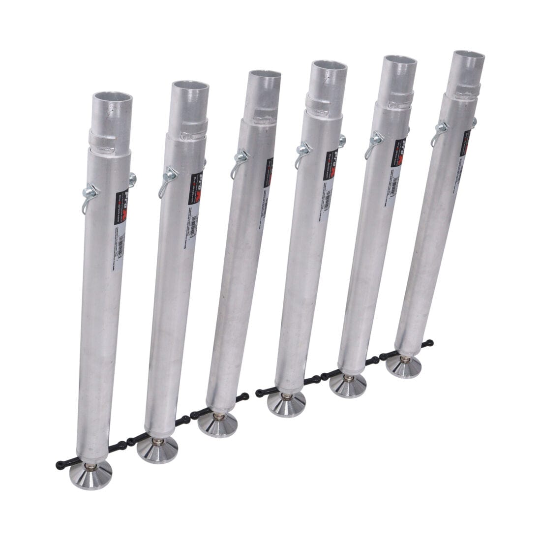 ProX ProX XSQ-2848X6 MK2 Set of Six StageQ Platform Telescoping Legs 28 to 48 inch Height Adjustable Legs Only XSQ-28-48-X6
