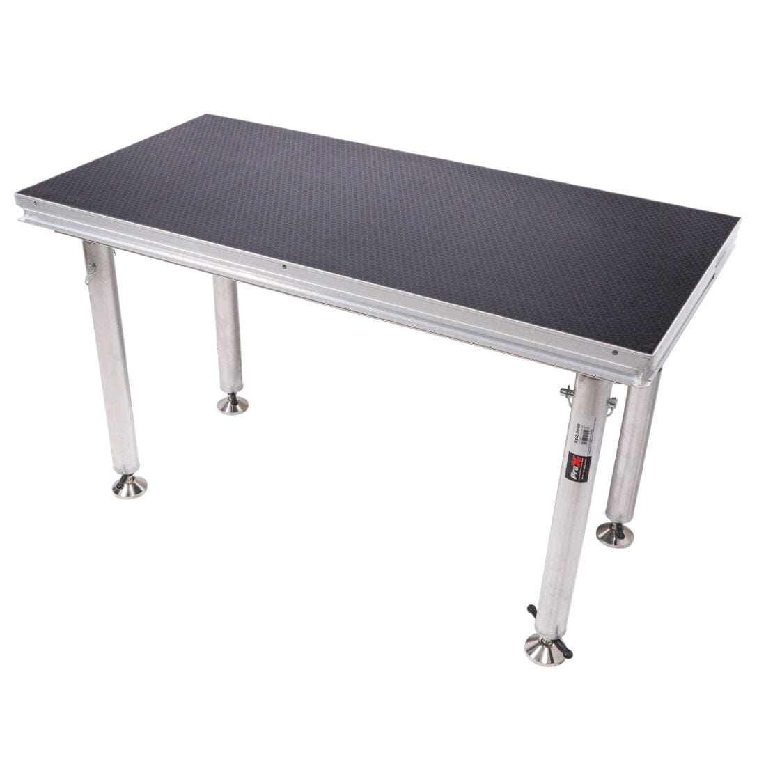 ProX ProX XSQ-2X4 StageQ MK2 2 x 4 Ft. Single Portable Stage Unit Height Adjustable from 28 to 48 in. XSQ-2X4 MK2