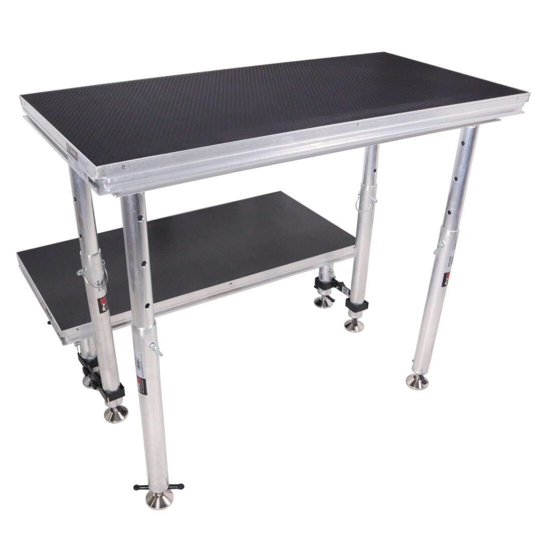ProX ProX XSQ-2X4 StageQ MK2 2 x 4 Ft. Single Portable Stage Unit Height Adjustable from 28 to 48 in. XSQ-2X4 MK2