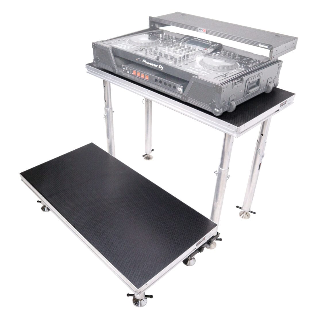 ProX ProX XSQ-2X4 StageQ MK2 2 x 4 Ft. Single Portable Stage Unit Height Adjustable from 28 to 48 in. XSQ-2X4 MK2